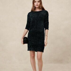 NWT, $150, BANANA REPUBLIC, Tinsel Sweater Dress - XS